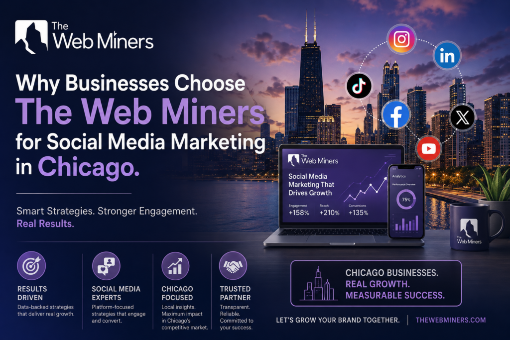 Why Businesses Choose The Web Miners for Social Media Marketing in Chicago